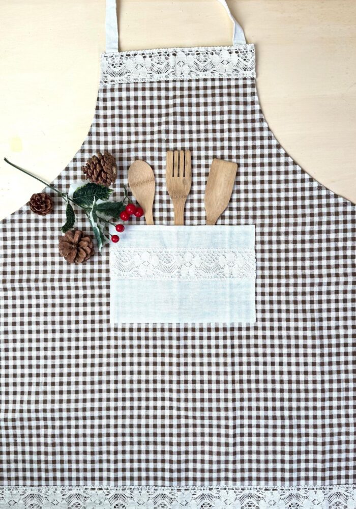 Brown Vichy Apron