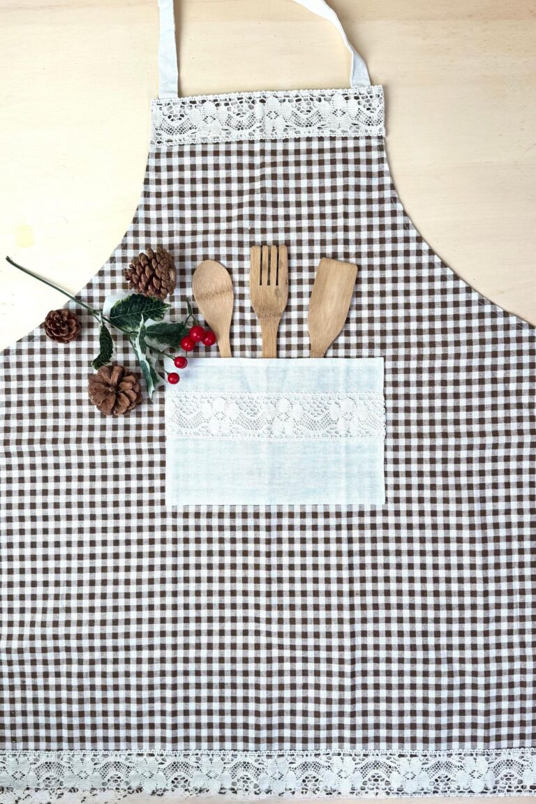 Brown Vichy Apron