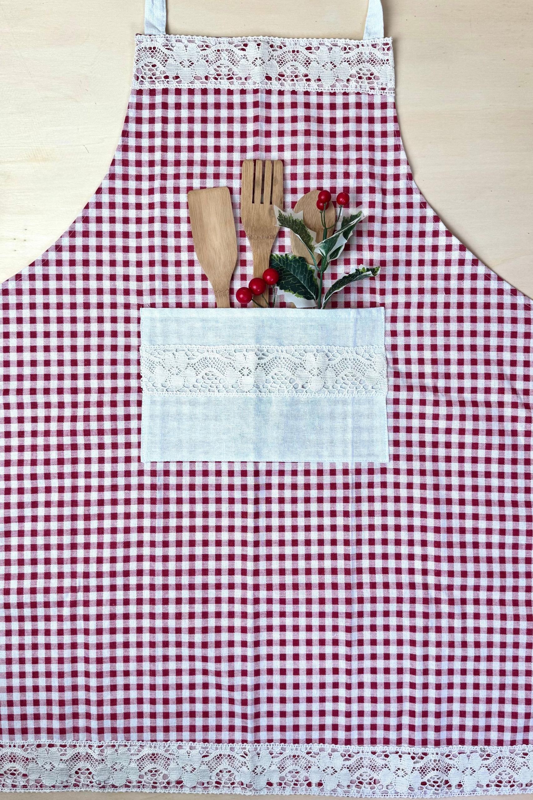 Vichy Red Apron Vichy Red Apron